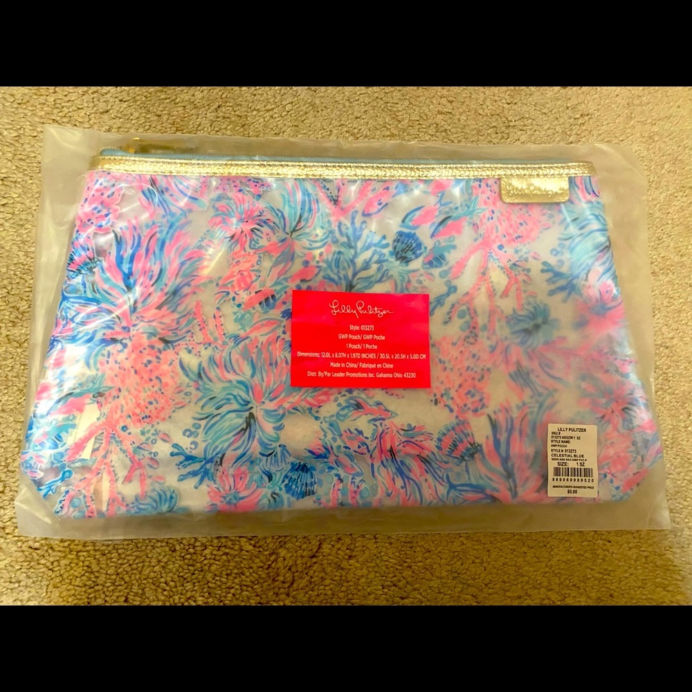 NWT Lilly Pulitzer Printed pouch